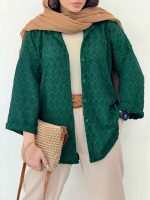 شومیز طرح لوزی سیما کد 6243 - تصویر 2