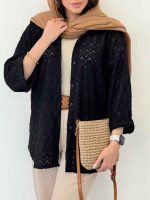 شومیز طرح لوزی سیما کد 6243 - تصویر 22