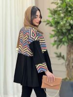 مانتو پیله دار شکوفه کد 6238 - تصویر 6
