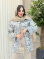 مانتو طرح دار الینا کد 6168 - تصویر 3