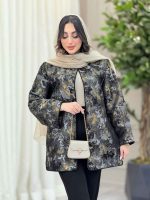 مانتو طرح دار الینا کد 6168 - تصویر 6