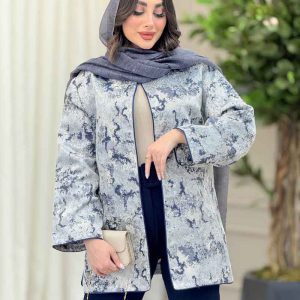 مانتو طرح دار الینا کد 6168