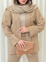 مانتو ژاکارد گلبرگ کد 6206 - تصویر 8