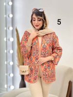 مانتو طرح دار ترلان کد 6241 - تصویر 27