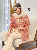 مانتو طرح دار ترلان کد 6241 - تصویر 11