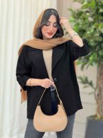 مانتو دو دکمه فرانک کد 6237 - تصویر 17