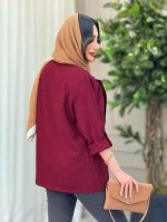 مانتو دو دکمه فرانک کد 6237 - تصویر 16