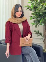 مانتو دو دکمه فرانک کد 6237 - تصویر 20