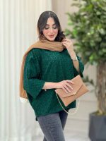 شومیز جلو بسته طرح لوزی کد 6244 - تصویر 12