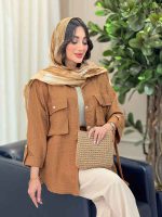شومیز آستین پاگن تارا کد 6251 - تصویر 19