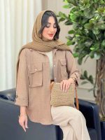 شومیز آستین پاگن تارا کد 6251 - تصویر 22