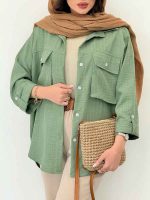 شومیز آستین پاگن تارا کد 6251 - تصویر 10