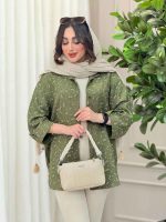 شومیز آستین پاگن شبنم کد 6274 - تصویر 5