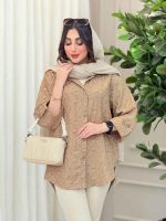 شومیز آستین پاگن شبنم کد 6274 - تصویر 2