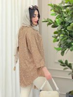 شومیز آستین پاگن شبنم کد 6274 - تصویر 9
