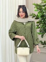 شومیز آستین پاگن شبنم کد 6274 - تصویر 12