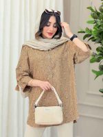 شومیز جلو دکمه نسترن کد 6281 - تصویر 5