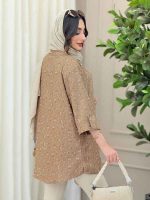 شومیز جلو دکمه نسترن کد 6281 - تصویر 12
