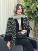 مانتو پولک دوزی زمرد کد 6278 - تصویر 13