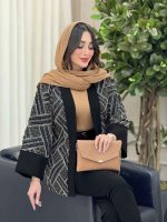 مانتو پولک دوزی زمرد کد 6278 - تصویر 9