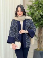 مانتو پولک دوزی زمرد کد 6278 - تصویر 10