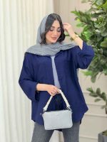 شومیز پشت دکمه رکسانا کد 6275 - تصویر 13