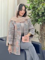مانتو ژاکارد طرح دار کیارا کد 6297 - تصویر 8