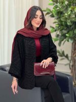 مانتو ریش دار آستین پیله کد 6295 - تصویر 12