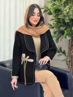 مانتو آستین سه دکمه گیتا کد 6307 - تصویر 11
