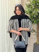 شومیز قلاب بافی تک جیب کد 6282 - تصویر 2