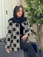مانتو طرح دار آوینا کد 6279 - تصویر 12