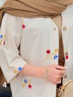 شومیز نچرال طرح دار کد 6283 - تصویر 20