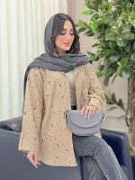 شومیز تک جیب پشت پیله کد 6291 - تصویر 7