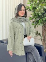 شومیز تک جیب پشت پیله کد 6291 - تصویر 14