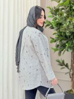 شومیز تک جیب پشت پیله کد 6291 - تصویر 6