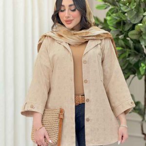 شومیز تک جیب پیله آستین پاگن کد 6322