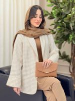 مانتو آستین لاله جلو باز کد 6276 - تصویر 7