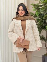 مانتو آستین لاله جلو باز کد 6276
