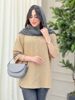مانتو پشت پیله جلو بسته کد 6286 - تصویر 7