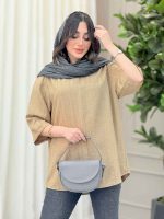 مانتو پشت پیله جلو بسته کد 6286 - تصویر 15