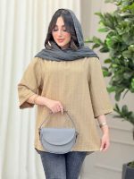 مانتو پشت پیله جلو بسته کد 6286 - تصویر 12