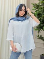 مانتو پشت پیله جلو بسته کد 6286 - تصویر 3