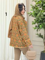 مانتو طرح دار توسکا کد 6332 - تصویر 15