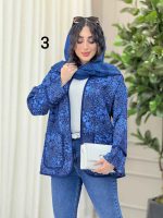مانتو طرح دار توسکا کد 6332 - تصویر 13