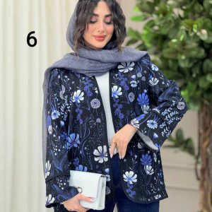 مانتو طرح دار توسکا کد 6332
