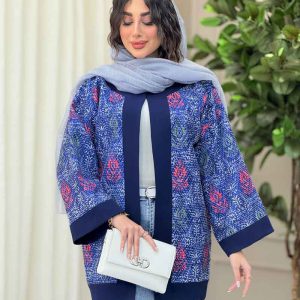 مانتو طرح دار نگار کد 6315