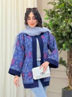مانتو طرح دار نگار کد 6315 - تصویر 15