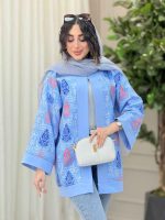 مانتو طرح دار نگار کد 6315 - تصویر 6