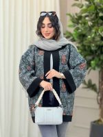 مانتو طرح دار نگار کد 6315 - تصویر 17