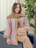 مانتو طرح دار نگار کد 6315 - تصویر 9